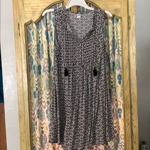 Old Navy Black & White Summer Dress